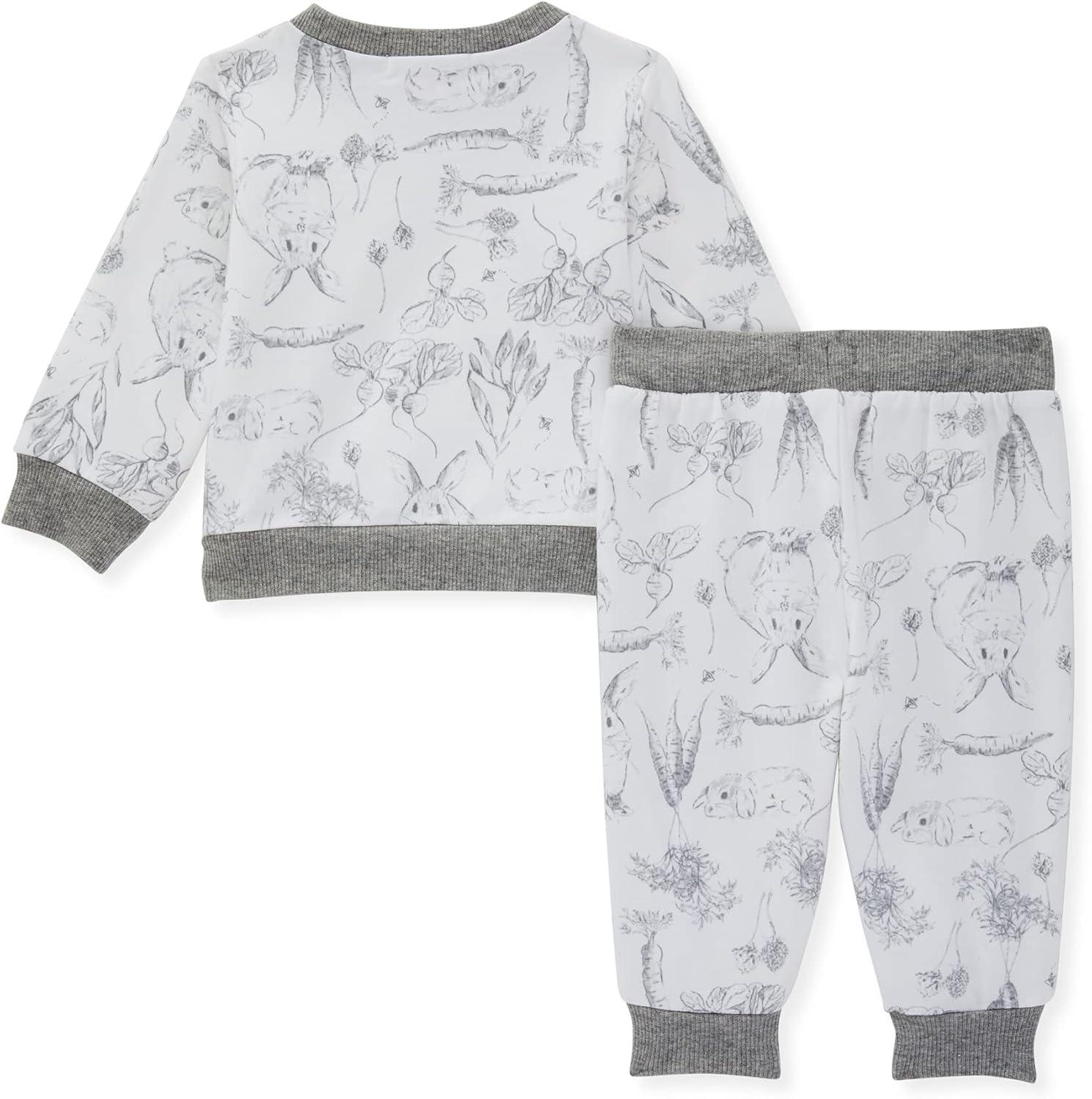 imageBurts Bees Baby Baby Boys Shirt and Pant Set Top ampamp Bottom Outfit BundleBunny Toile