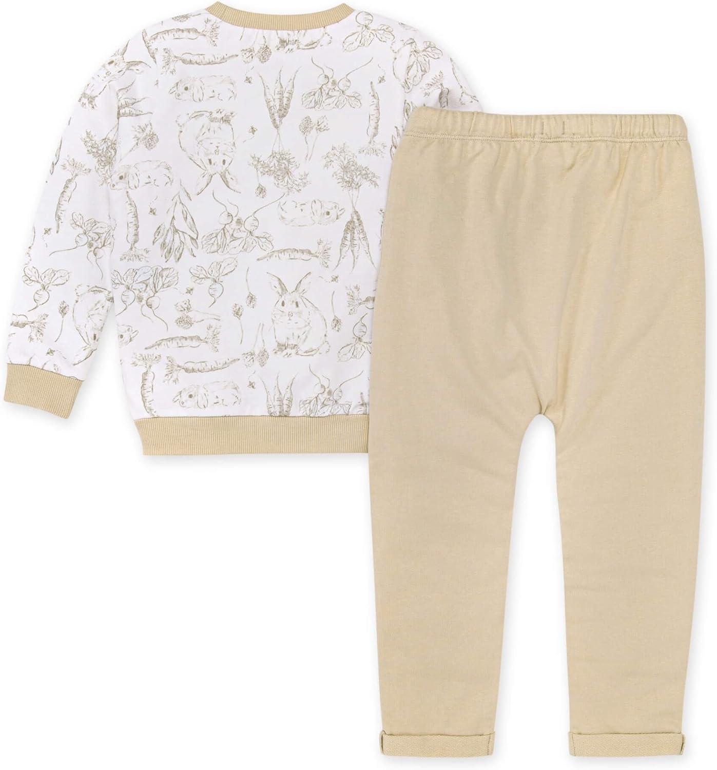 imageBurts Bees Baby Baby Boys Shirt and Pant Set Top ampamp Bottom Outfit BundleBunny Toile Harem Pant