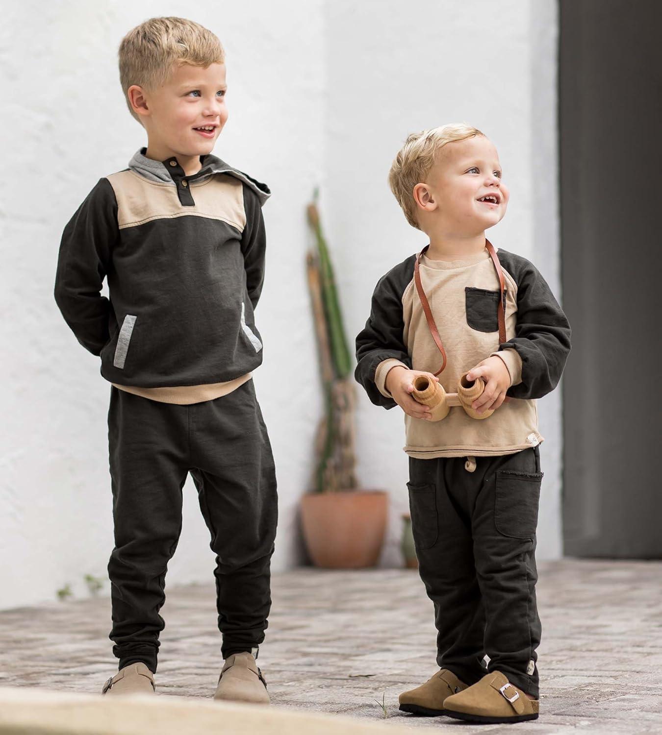 imageBurts Bees Baby Baby Boys Shirt and Pant Set Top ampamp Bottom Outfit BundleGinger Reglan Set