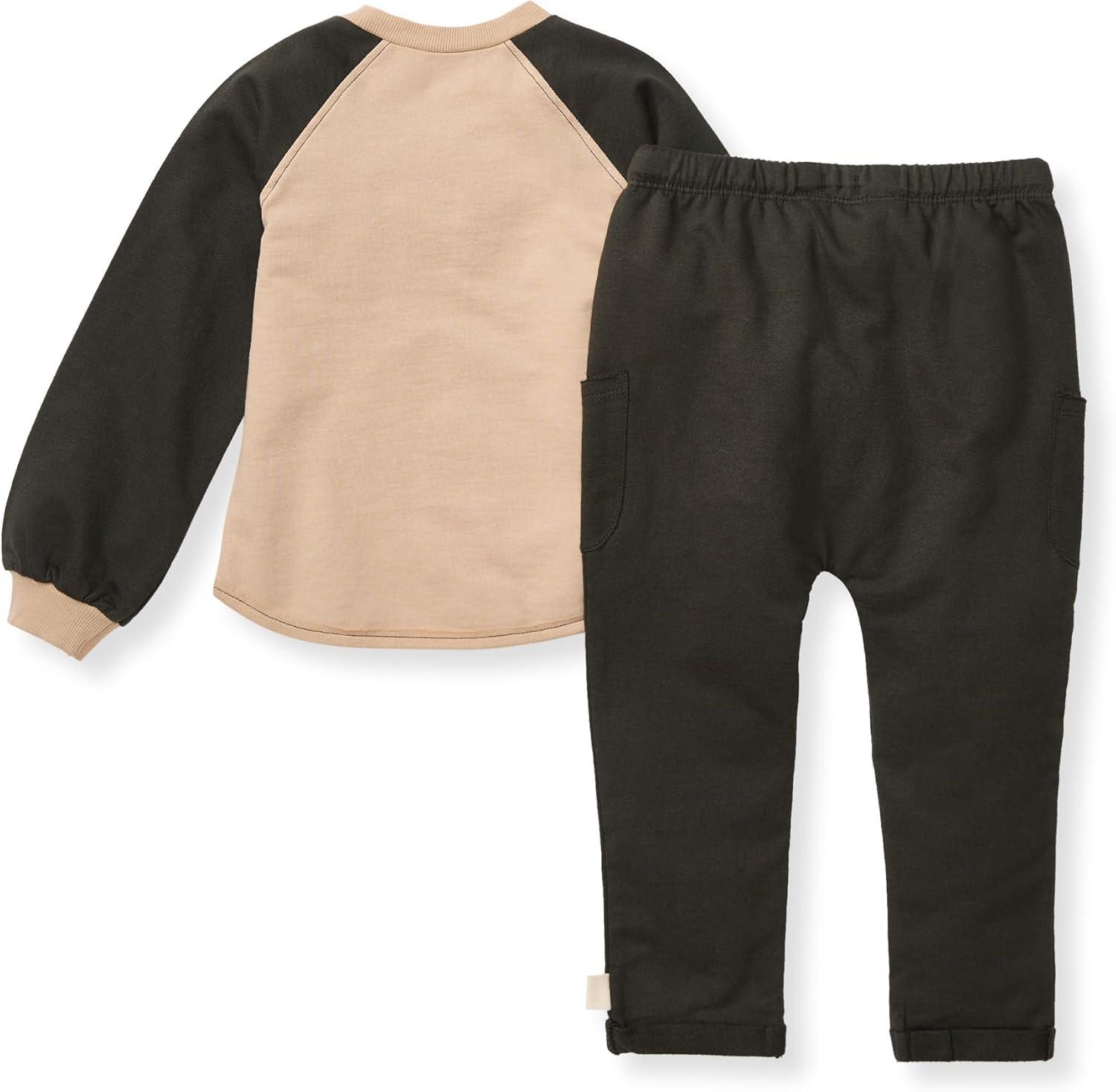 imageBurts Bees Baby Baby Boys Shirt and Pant Set Top ampamp Bottom Outfit BundleGinger Reglan Set