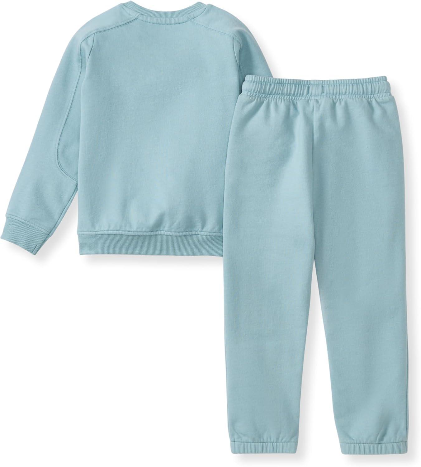 imageBurts Bees Baby Baby Boys Shirt and Pant Set Top ampamp Bottom Outfit BundleSeamed Mountain Blue