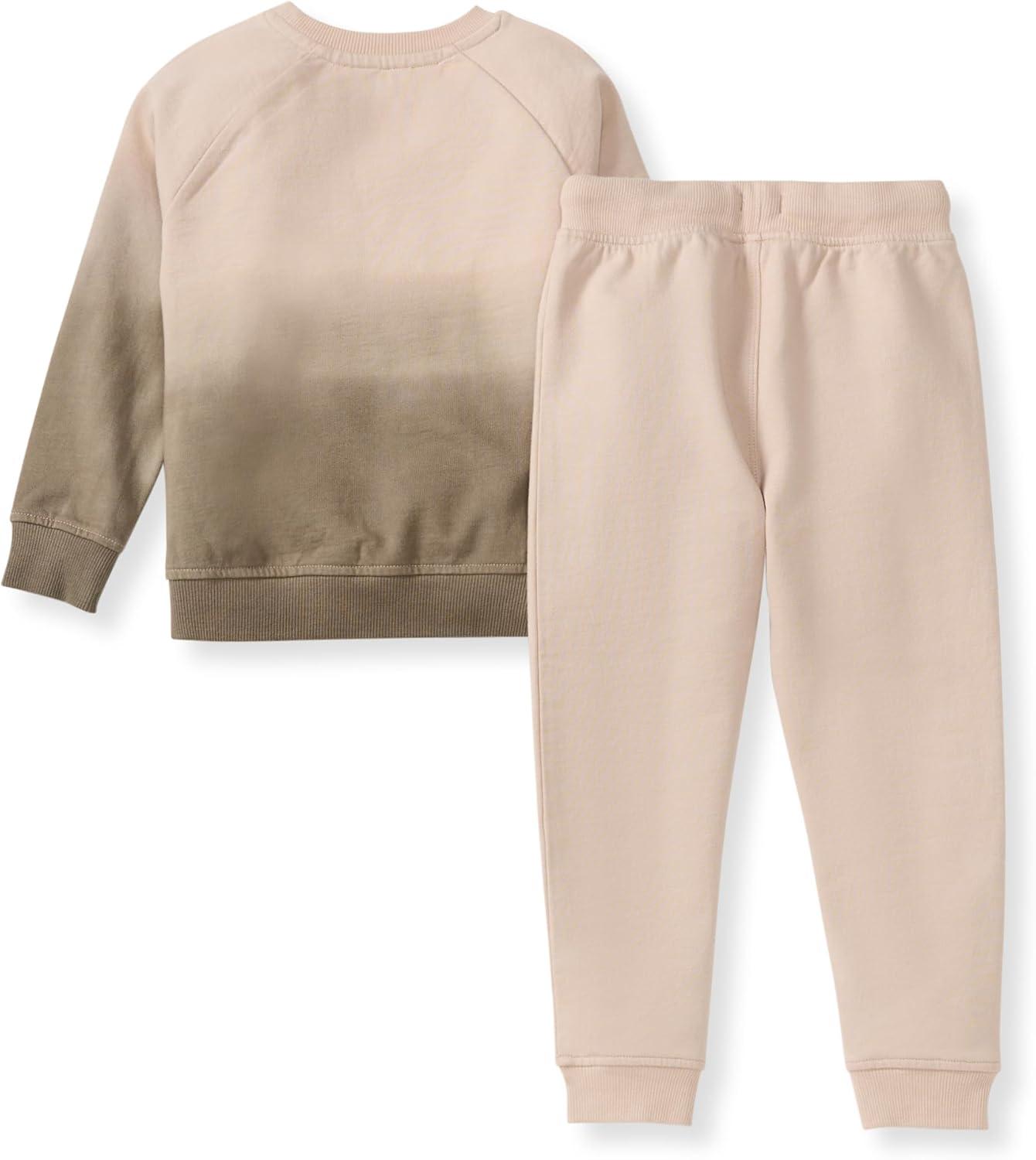 imageBurts Bees Baby Baby Boys Shirt and Pant Set Top ampamp Bottom Outfit BundleSoft Mocha Dip Dye