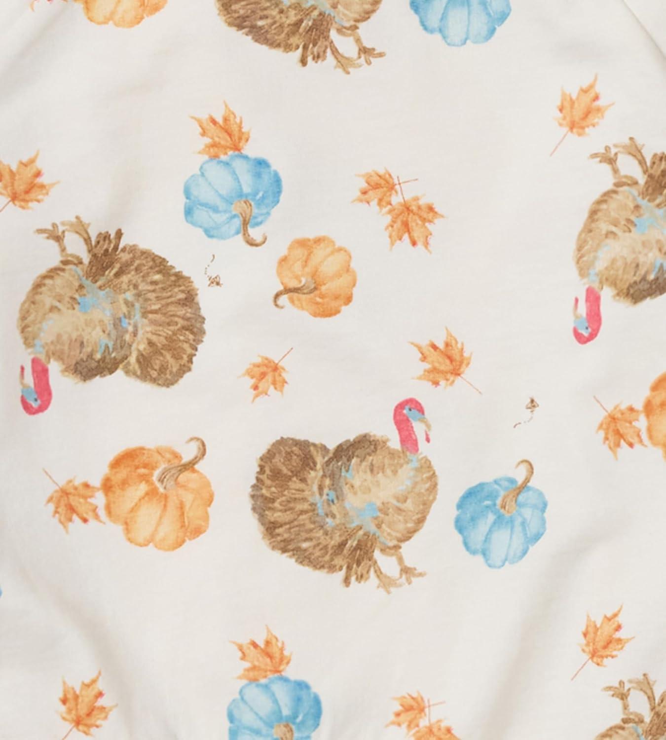 imageBurts Bees Baby Baby Boys Shirt and Pant Set Top ampamp Bottom Outfit BundleTurkey Time