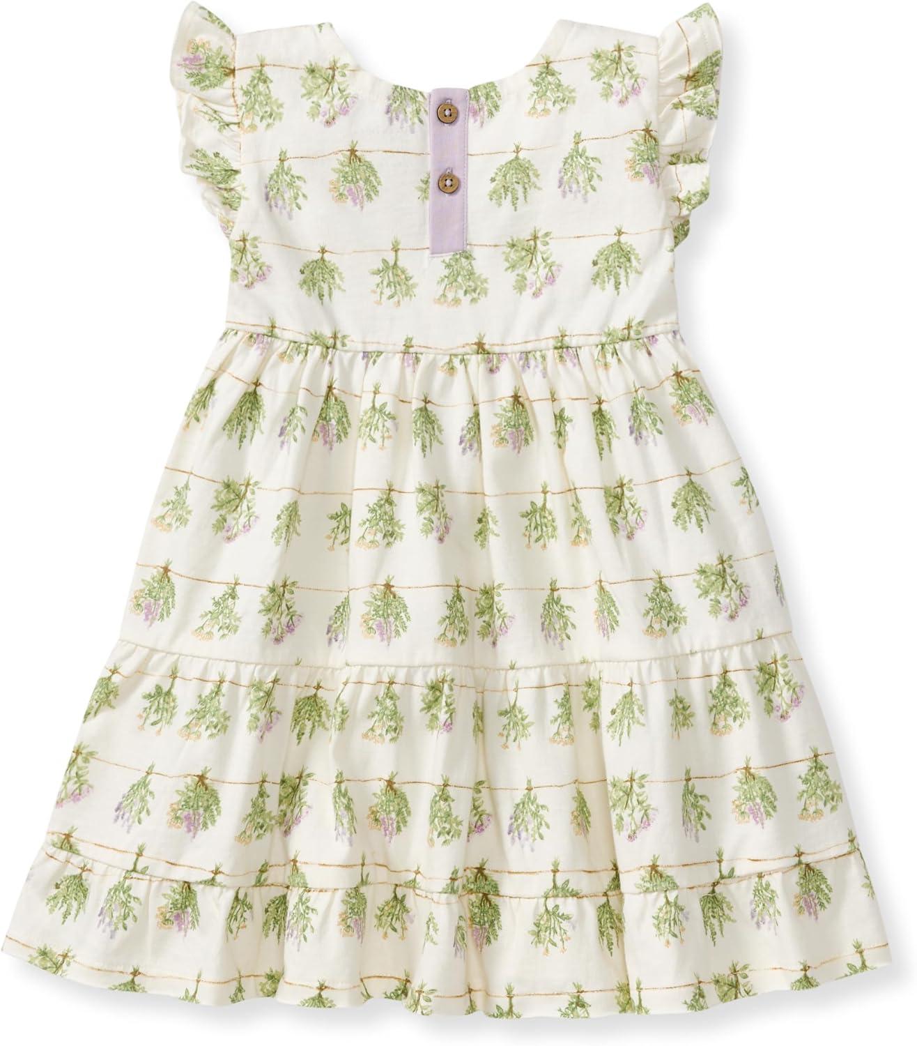 imageBurts Bees Baby Baby Girls Dress Infant ampamp Toddler Short ampamp LongSleeve 100 Organic CottonFresh Herbs