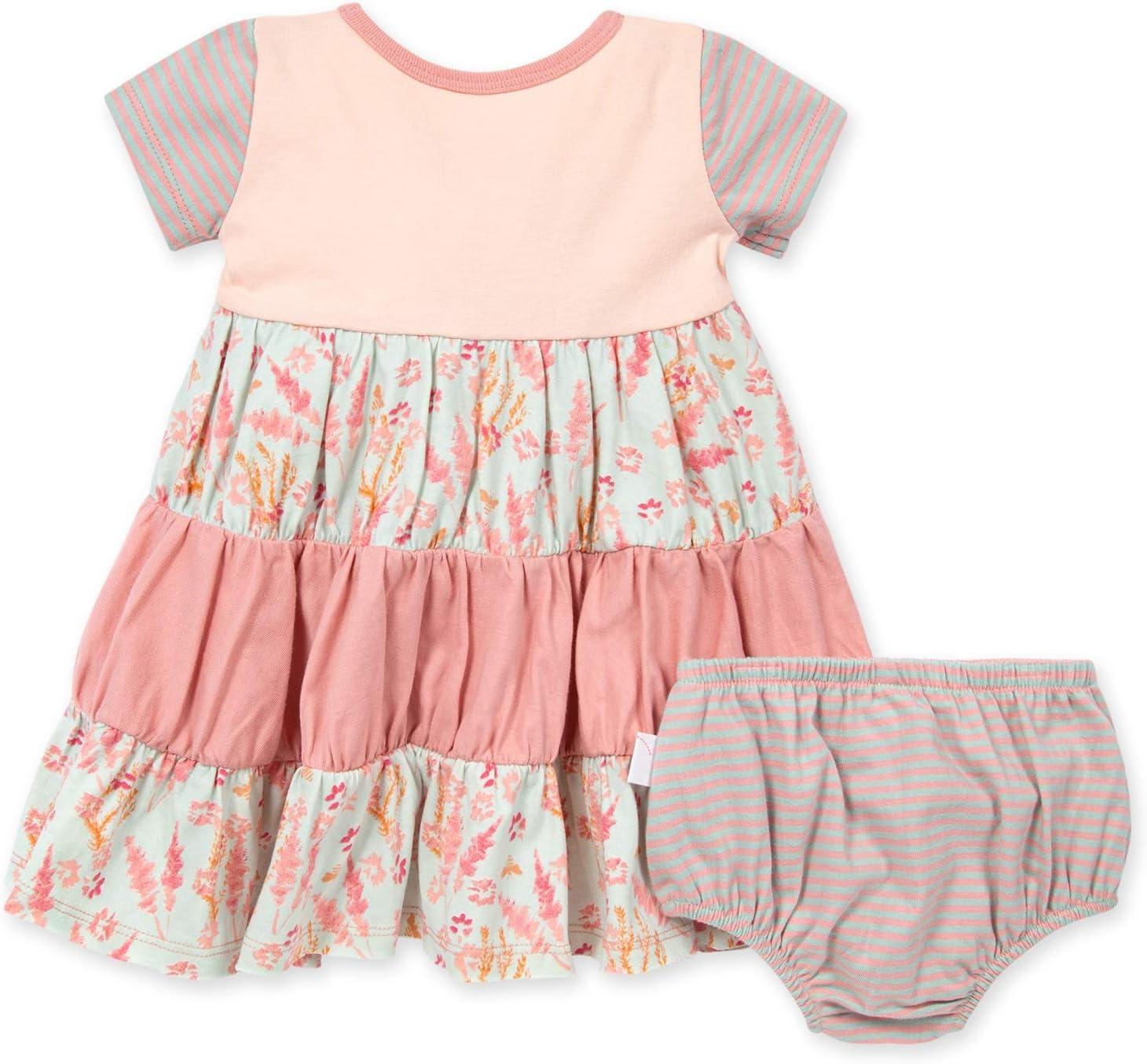 imageBurts Bees Baby Baby Girls Dress Infant ampamp Toddler Short ampamp LongSleeve 100 Organic CottonWyoming Wild Flowers