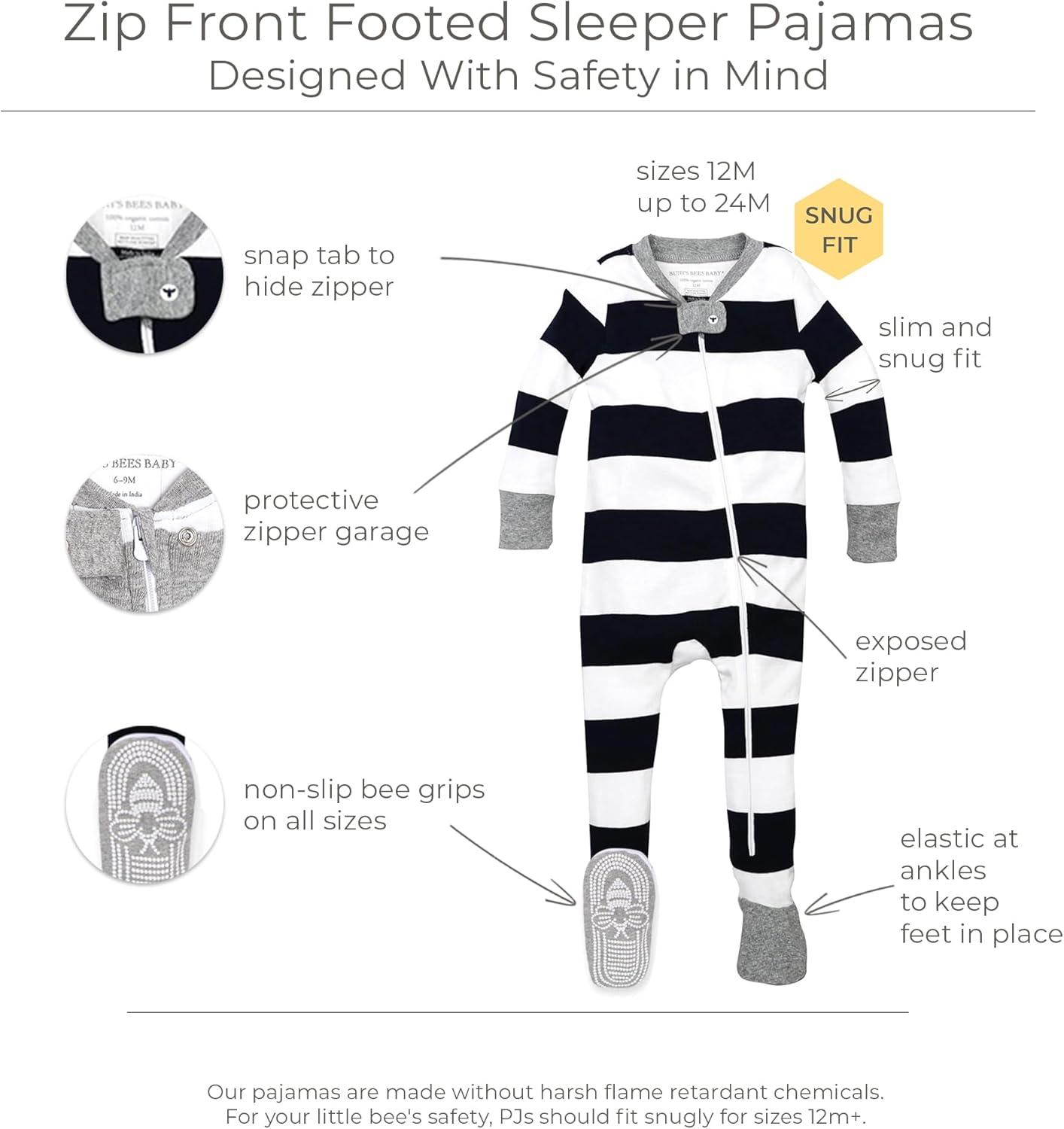 imageBurts Bees Baby Baby Girls Long Sleeve Top and Pant Set 100 Organic CottonIcey Trees