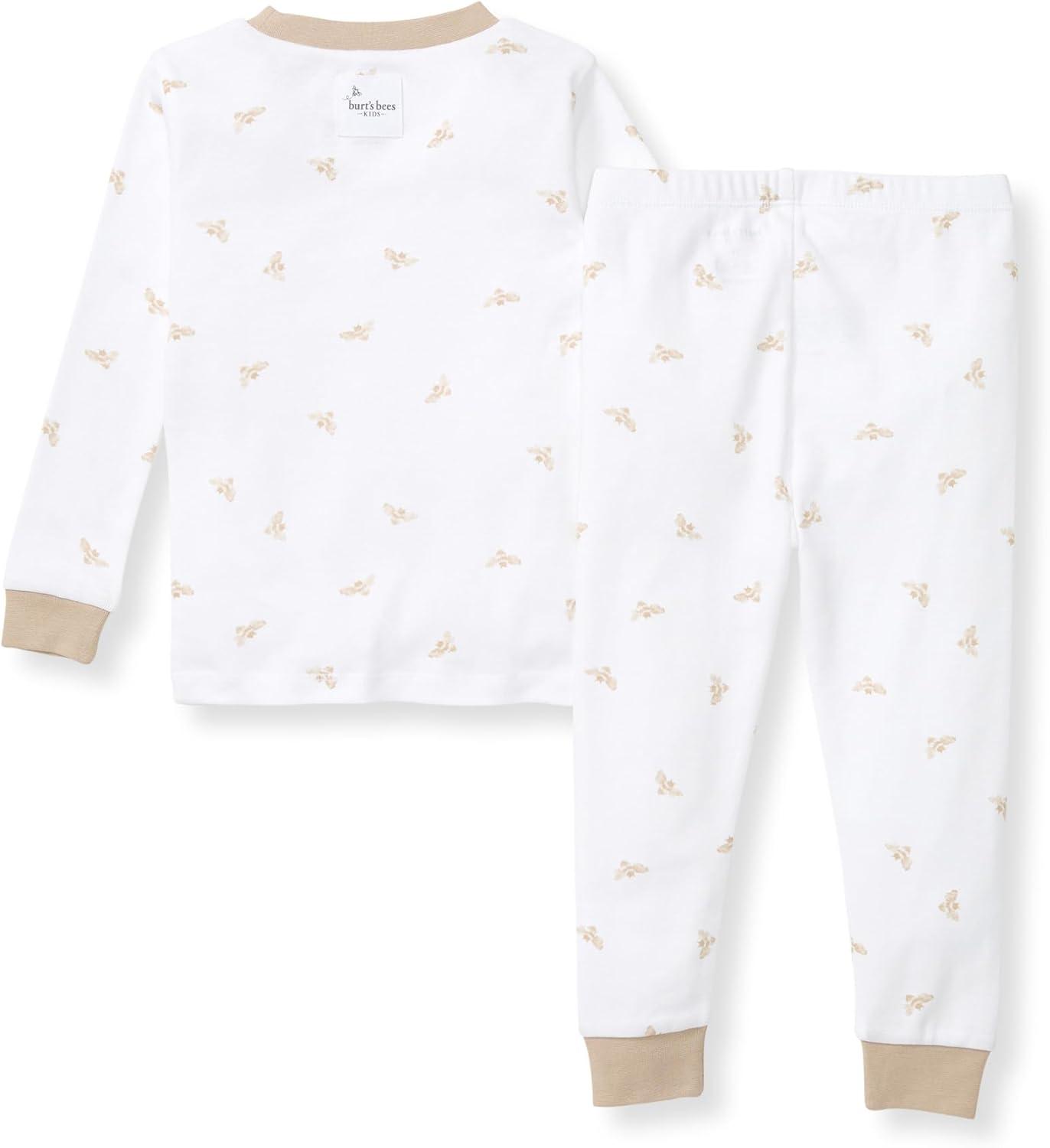 imageBurts Bees Baby Boys 2Piece Long Sleeve Tee and Pants Organic Cotton Pajama SetGolden Bee