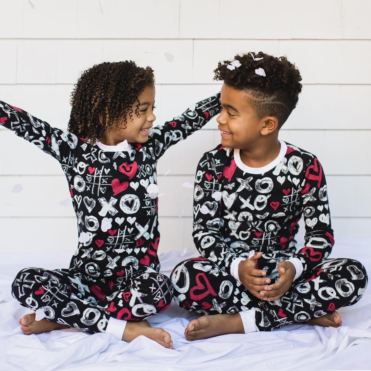 imageBurts Bees Baby Boys 2Piece Long Sleeve Tee and Pants Organic Cotton Pajama SetXo Doodles