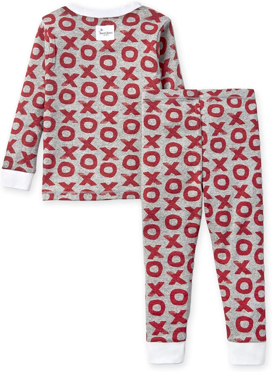 imageBurts Bees Baby Boys 2Piece Long Sleeve Tee and Pants Organic Cotton Pajama SetXs  Os