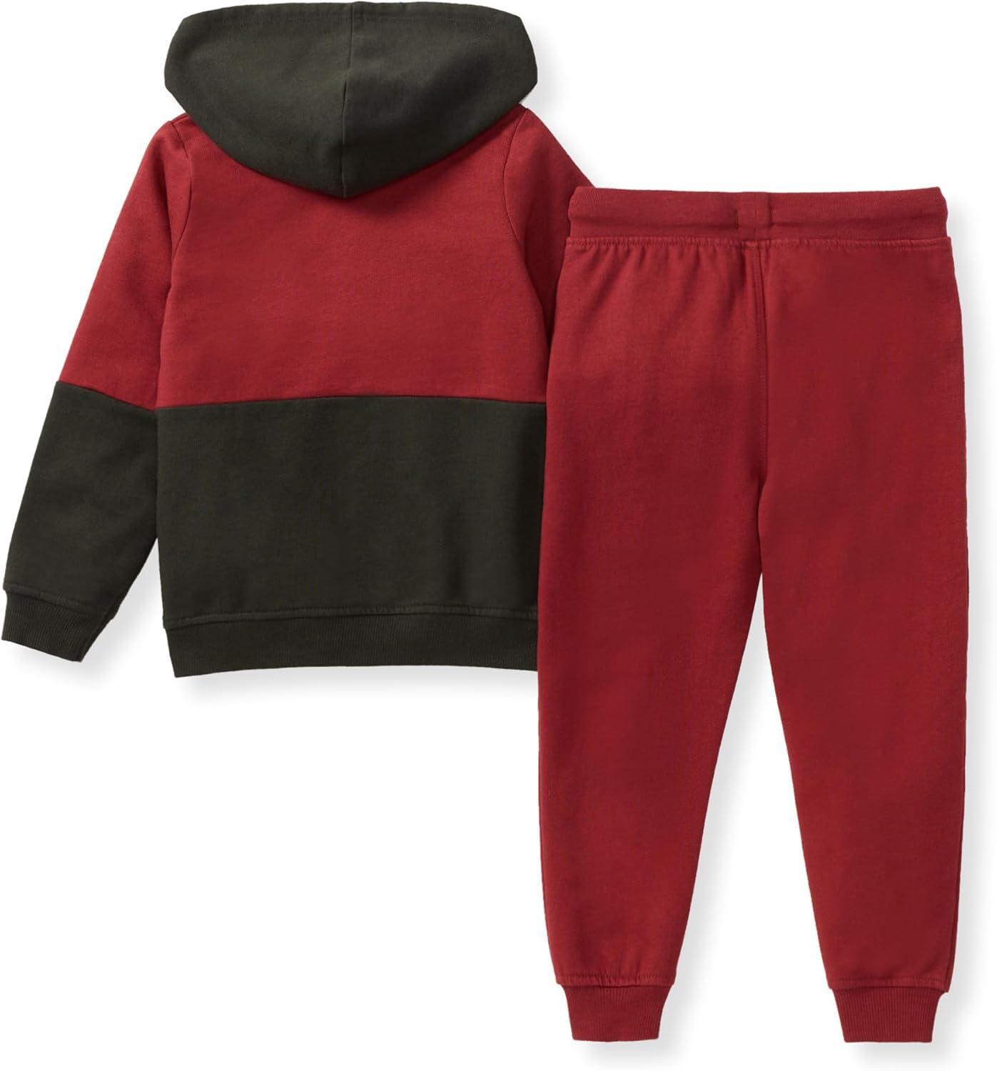 imageBurts Bees Baby babyboys Hoodie and Pant Set Top ampamp Bottom Outfit Bundle 100 Organic CottonBrick Colorblocked