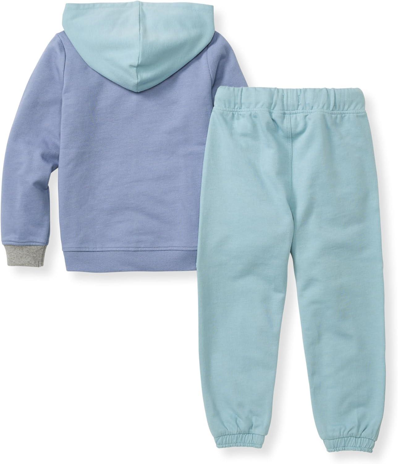 imageBurts Bees Baby babyboys Hoodie and Pant Set Top ampamp Bottom Outfit Bundle 100 Organic CottonIndigo Colorblocked Set