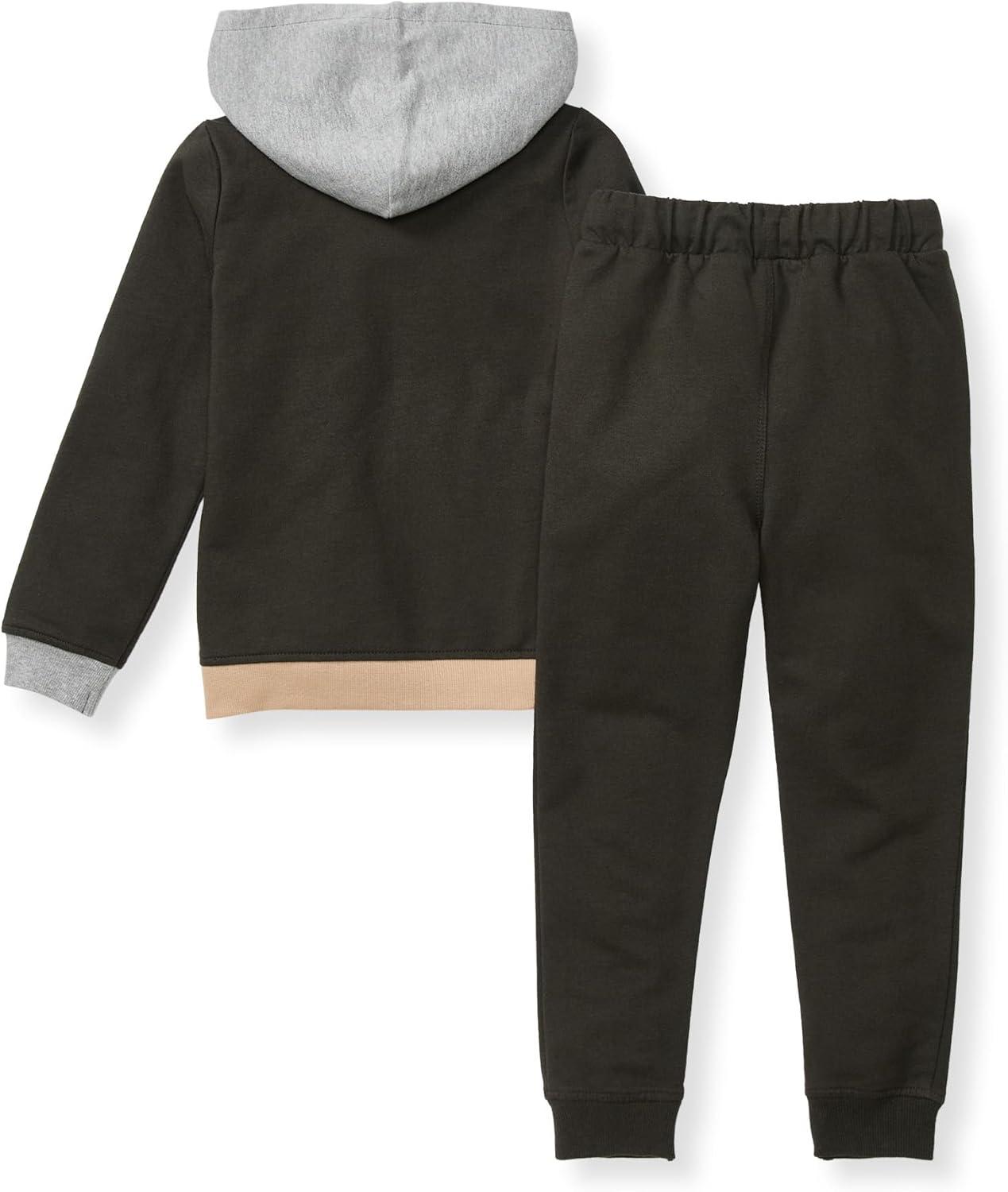 imageBurts Bees Baby babyboys Hoodie and Pant Set Top ampamp Bottom Outfit Bundle 100 Organic CottonShadow Colorblocked