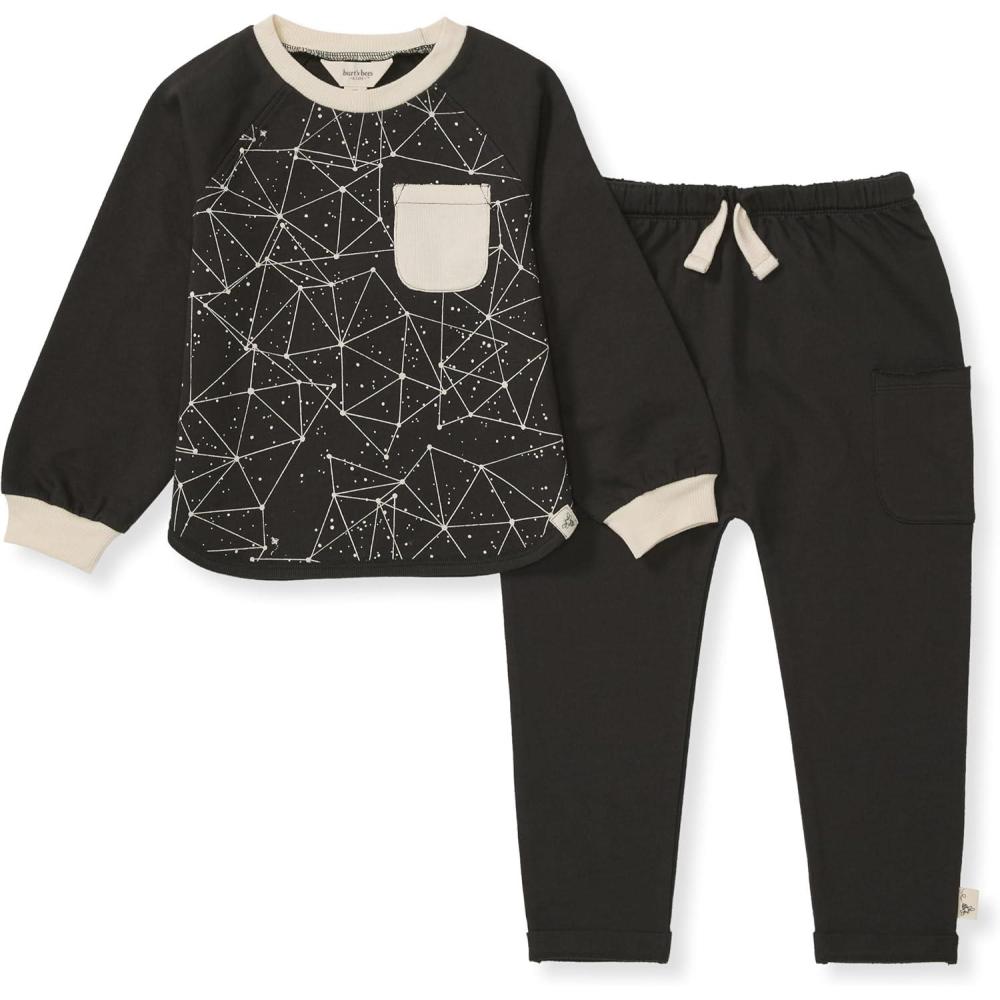 imageBurts Bees Baby Baby Boys Shirt and Pant Set Top ampamp Bottom Outfit BundleLook Up
