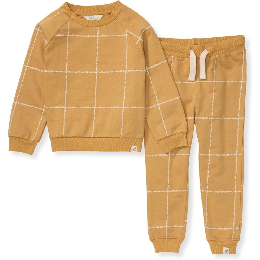imageBurts Bees Baby Baby Boys Shirt and Pant Set Top ampamp Bottom Outfit BundleWindow Plaid
