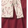 imageBurts Bees Baby Baby Girls Dress Infant ampamp Toddler Short ampamp LongSleeve 100 Organic CottonDancing Candy Canes