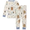 imageBurts Bees Baby Boys 2Piece Long Sleeve Tee and Pants Organic Cotton Pajama SetOut in the Alps