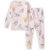 imageBurts Bees Baby Girls 2Piece Long Sleeve Tee and Pants Organic Cotton Pajama SetYogi Elephants