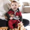 imageBurts Bees Baby babyboys Hoodie and Pant Set Top ampamp Bottom Outfit Bundle 100 Organic CottonBrick Colorblocked