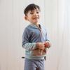 imageBurts Bees Baby babyboys Hoodie and Pant Set Top ampamp Bottom Outfit Bundle 100 Organic CottonFlint Blue
