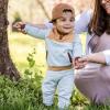 imageBurts Bees Baby babyboys Hoodie and Pant Set Top ampamp Bottom Outfit Bundle 100 Organic CottonRain Colorblocked