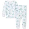 imageBurts Bees Baby Boys 2Piece Long Sleeve Tee and Pants Organic Cotton Pajama SetHappy Earth Hands