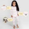 imageBurts Bees Baby Baby Girls Pajamas Tee and Pant 2Piece Pj Set 100 Organic CottonDiamond Tie Tye