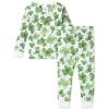 imageBurts Bees Baby Baby Girls Pajamas Tee and Pant 2Piece Pj SetCutest Clover