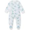 imageBurts Bees Baby Baby Girls Pajamas Zip Front NonSlip Footed Sleeper Pjs 100 Organic CottonHappy Earth Hands