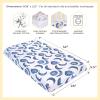 imageBurts Bees Baby Essential Organic Cotton Fitted Crib Sheet Breathable for Boy Girl Standard Crib ampamp Toddler MattressesAutumn Blooms 2pk