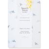 imageBurts Bees Baby Essential Organic Cotton Fitted Crib Sheet Breathable for Boy Girl Standard Crib ampamp Toddler MattressesBlue Golden Bee