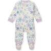 imageBurts Bees Baby Girls Organic Cotton Sleep and Play Footed Pajamas Onepiece Zip Front Romper Baby Essentials