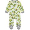 imageBurts Bees Baby Girls Snug Fit OnePiece Footed NonSlip Sleeper PajamasAvo Nice Day