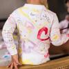 imageBurts Bees Baby Girls Snug Fit OnePiece Footed NonSlip Sleeper PajamasBee Mine