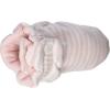 imageBurts Bees Baby Newborn Essentials Unisex Organic Cotton BootiesBlossom Stripe