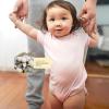 imageBurts Bees Baby Organic Cotton Bodysuits  Baby Boy ampamp Girl Short and Long Sleeve OnePieces 5PackBlossom Prints