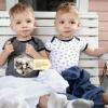 imageBurts Bees Baby Organic Cotton Bodysuits  Baby Boy ampamp Girl Short and Long Sleeve OnePieces 5PackBlueberry Prints