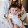 imageBurts Bees Baby Organic Cotton Bodysuits  Baby Boy ampamp Girl Short and Long Sleeve OnePieces 5PackCloud