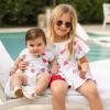 imageBurts Bees Baby Romper 100 Organic Cotton Onepiece Bubble Shortall and Layette Set Girl Outfit 2PackRocket Pop 2pk
