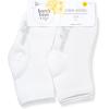 imageBurts Bees Baby Unisex Baby Socks Ankle or Crew Height Made with Soft Organic Cotton 6 Packs with NonSlip Grips for BabiesCloud Crew Socks