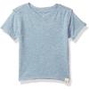imageBurts Bees Baby Baby Boys Tees Short Long Sleeve TShirt VNeck Crew Infant and Toddler Top 100 Organic CottonTwilight Heather