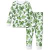 imageBurts Bees Baby Baby Girls Pajamas Tee and Pant 2Piece Pj SetCutest Clover