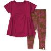 imageBurts Bees Baby Baby Girls Short Sleeve Top and Pant Set 100 Organic CottonValley Flowers