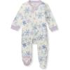 imageBurts Bees Baby Girls Organic Cotton Sleep and Play Footed Pajamas Onepiece Zip Front Romper Baby Essentials