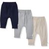imageBurts Bees Baby Knit Jogger Pants Baby Sweatpants 100 Organic Cotton Infant BottomsDark Blue 3pk