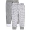 Grey Solid/Stripes 2-pk