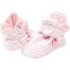 imageBurts Bees Baby Newborn Essentials Unisex Organic Cotton BootiesBlossom Stripe