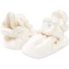 imageBurts Bees Baby Newborn Essentials Unisex Organic Cotton BootiesEggshell White
