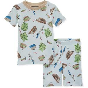 imageBurts Bees Baby Baby Boys Pajamas Tee and Pant 2Piece Pj Set 100 Organic Cotton