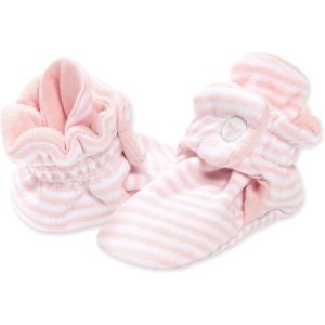 imageBurts Bees Baby Newborn Essentials Unisex Organic Cotton BootiesBlossom Stripe
