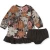 imageBurts Bees Baby Baby Girls Dress Infant ampamp Toddler Short ampamp LongSleeve 100 Organic CottonFloral Bliss